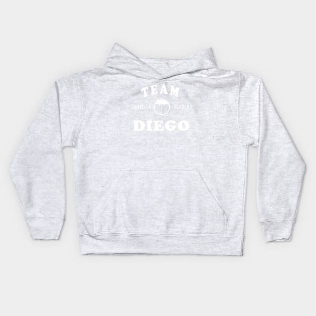 umbrella academy - team diego Kids Hoodie by gochiii